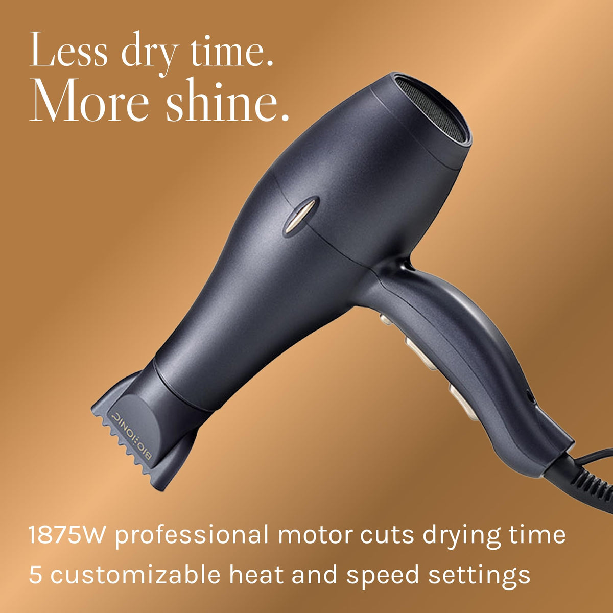 Blue 1875W Hair Dryer Q328857