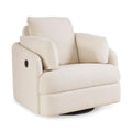 Beige Swivel Glider Recliner Rocking Chair J557