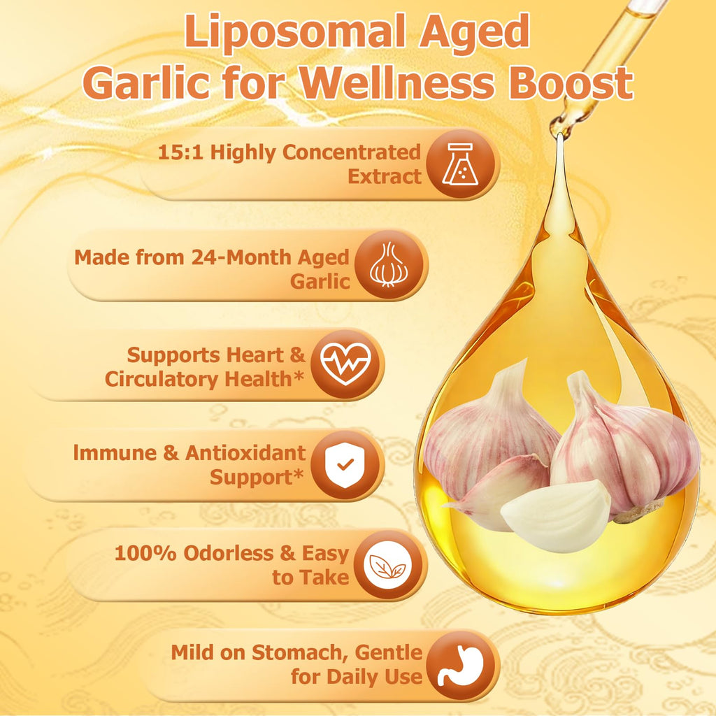 500mg Odorless Aged Garlic Extract Liquid Drop M415