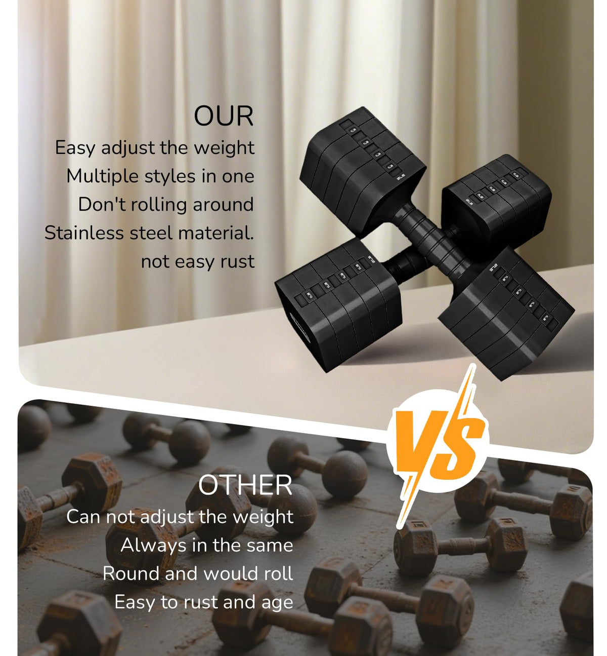 Adjustable Dumbbell Set 10 lb Z66016