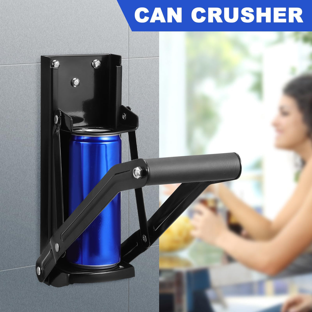 Stainless Steel Wall Mounted Can Crusher B2892