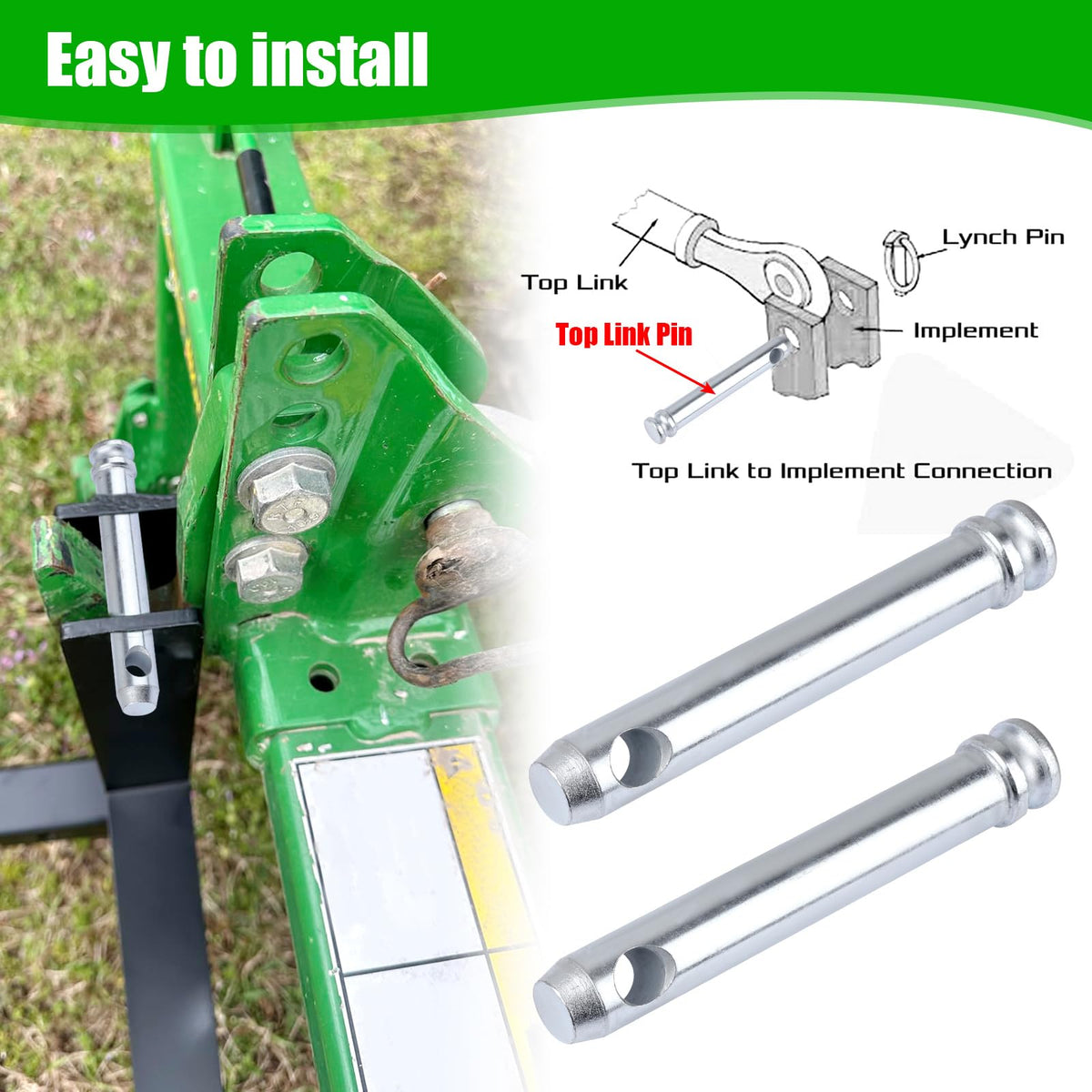 3/4 in Dia Top Link Pin Hitch 4 Pack P978