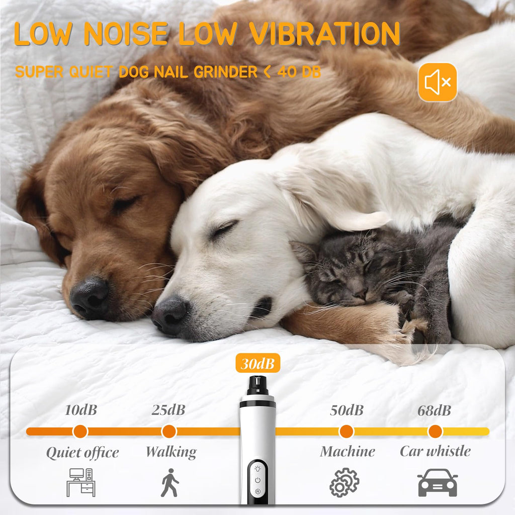 Silent Rechargeable Electric Pet Nail Grinder A922932