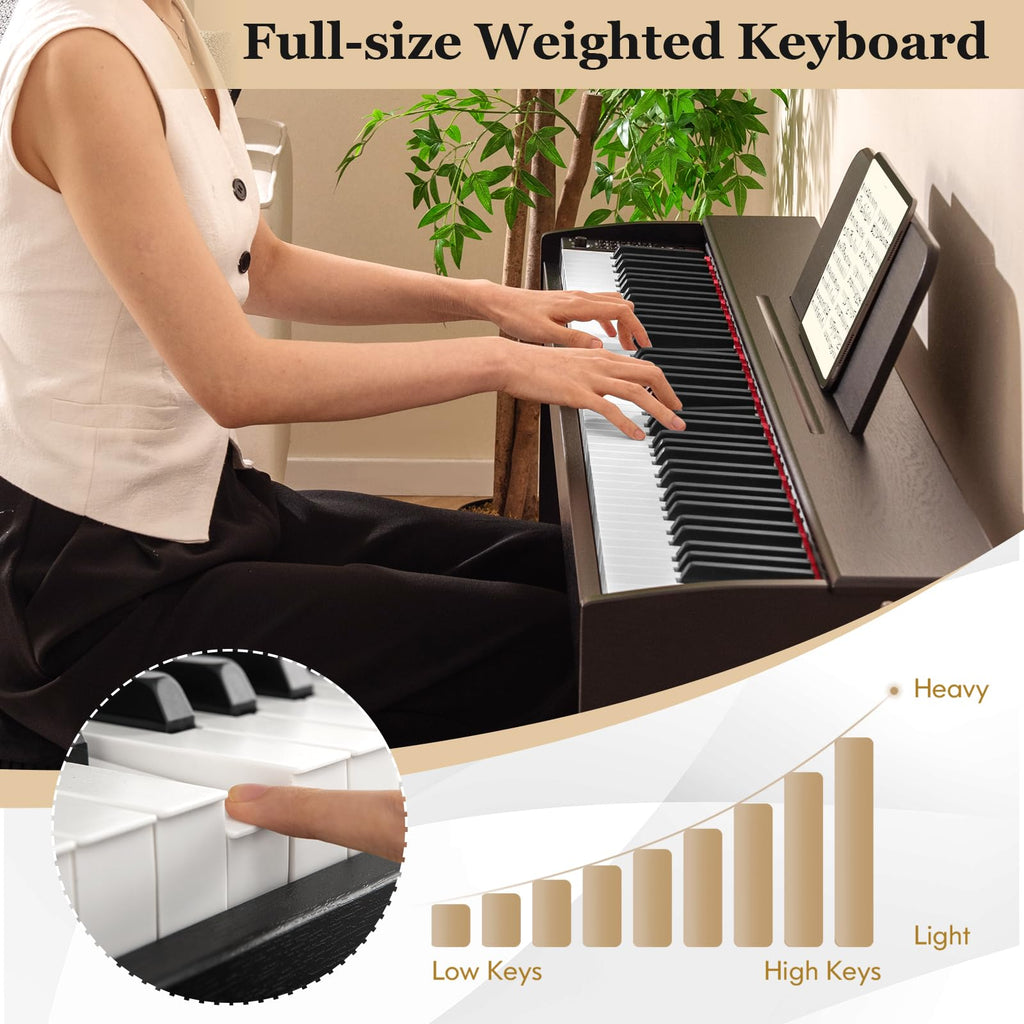 88 Key Weighted Hammer Action Digital Piano B728599