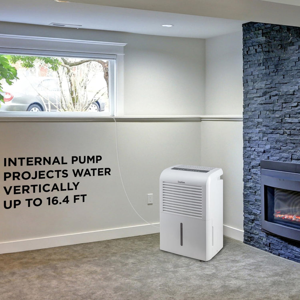 50 Pint Dehumidifier with Pump & Drain Hose D922563