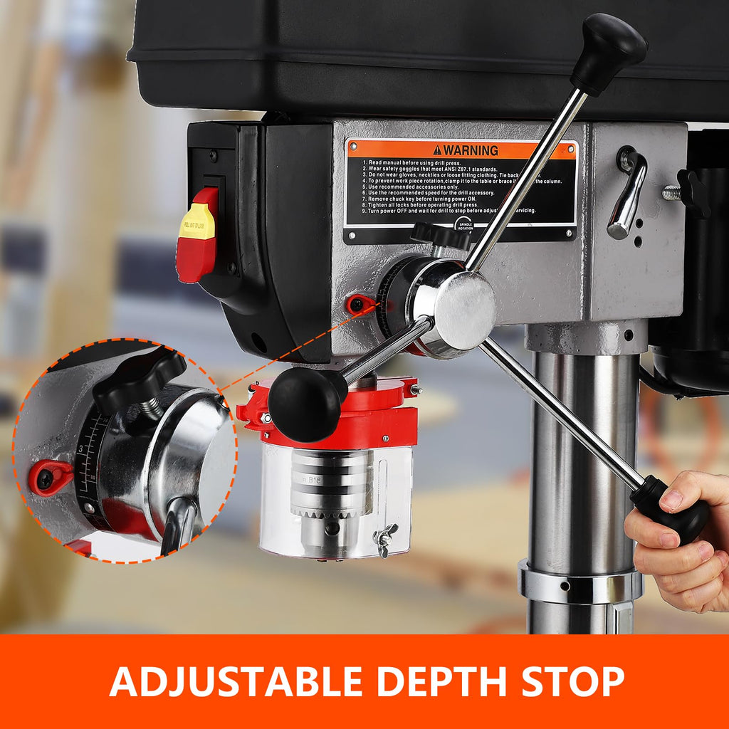 13 in 7.5 Amp Variable Speed Cast Iron Drill Press Z454459