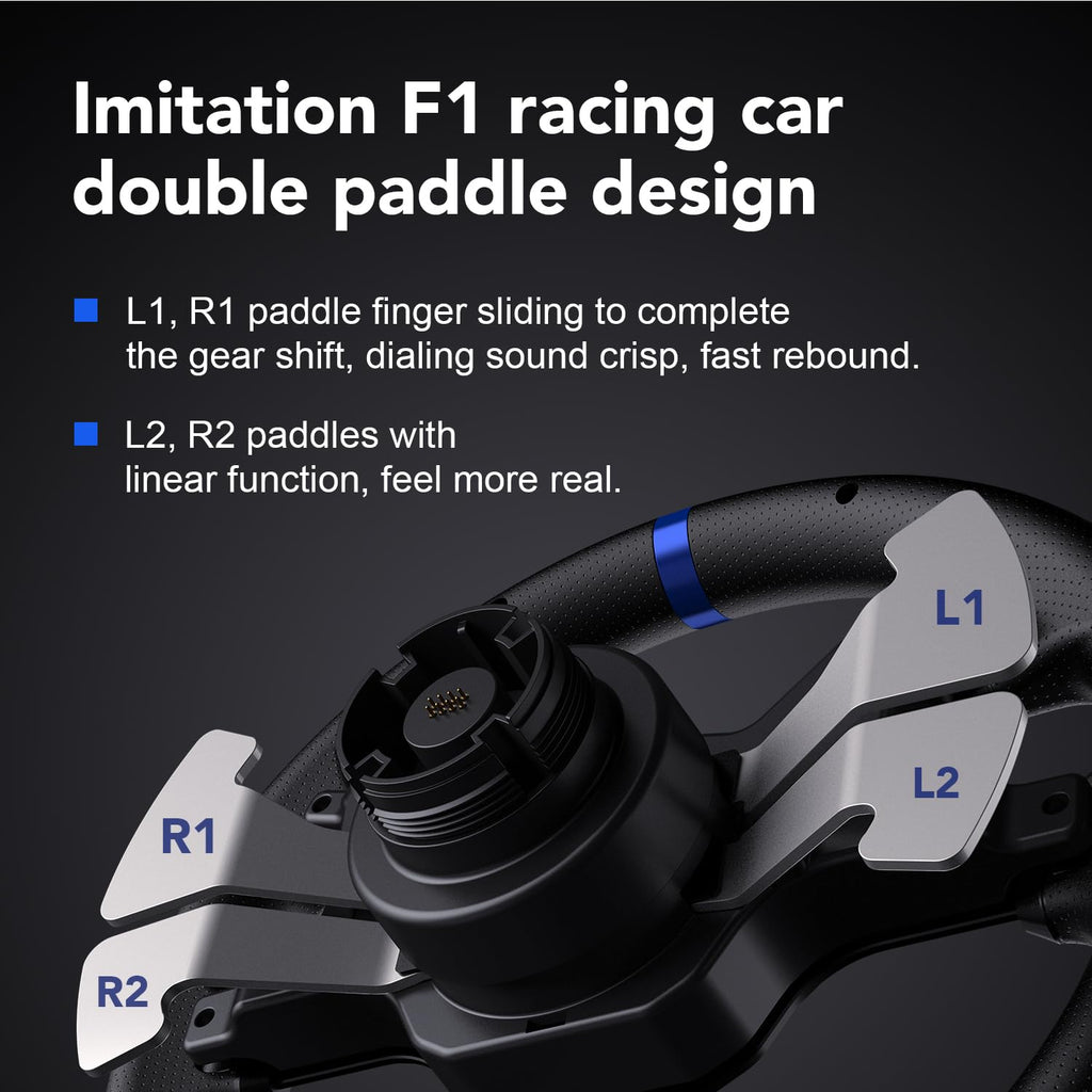 Force Feedback Racing Wheel with Pedals and Shifter K163118