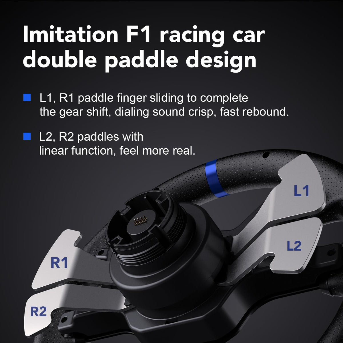 Force Feedback Racing Wheel with Pedals and Shifter K163118
