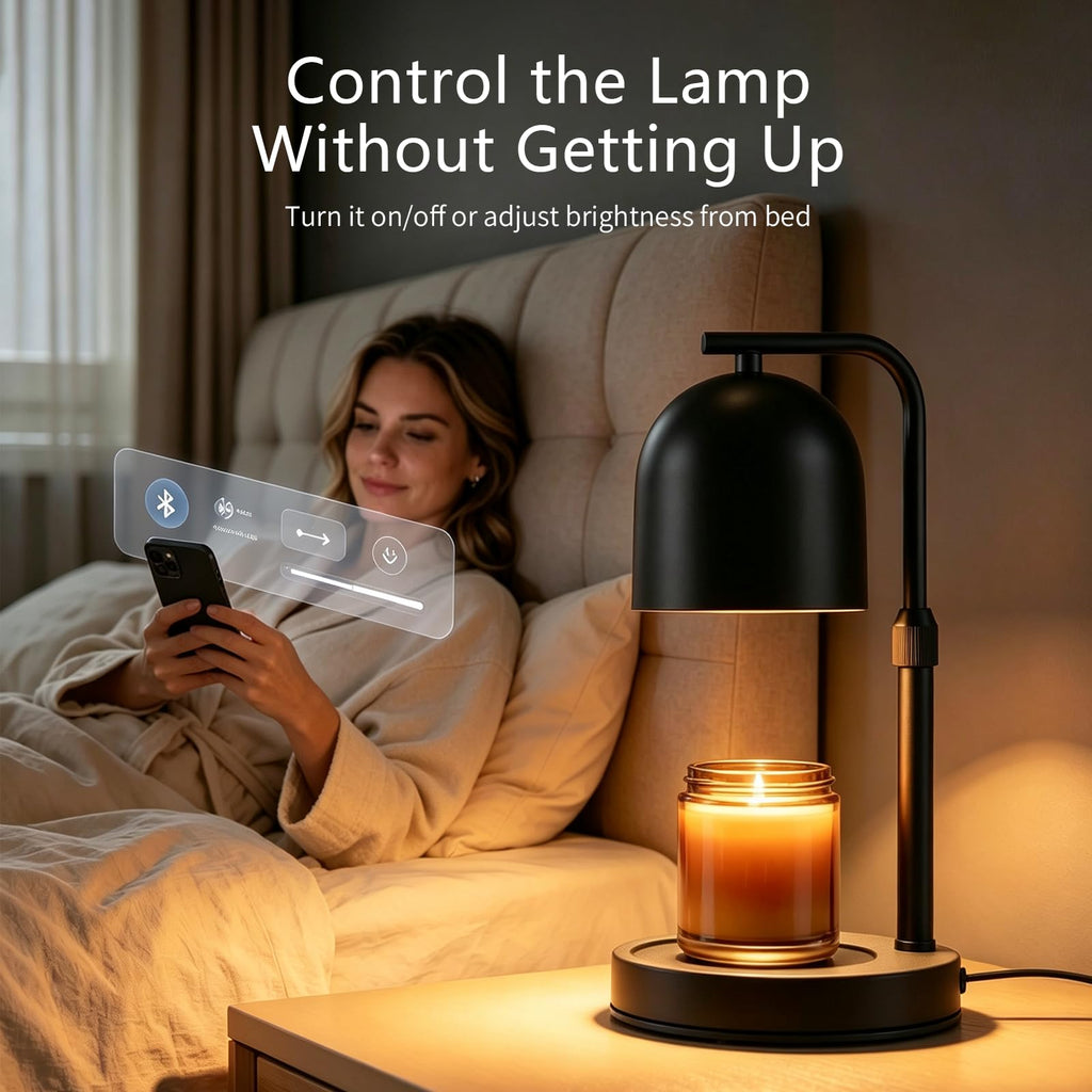 Adjustable Height App Controlled Candle Warmer Lamp with Timer W816980