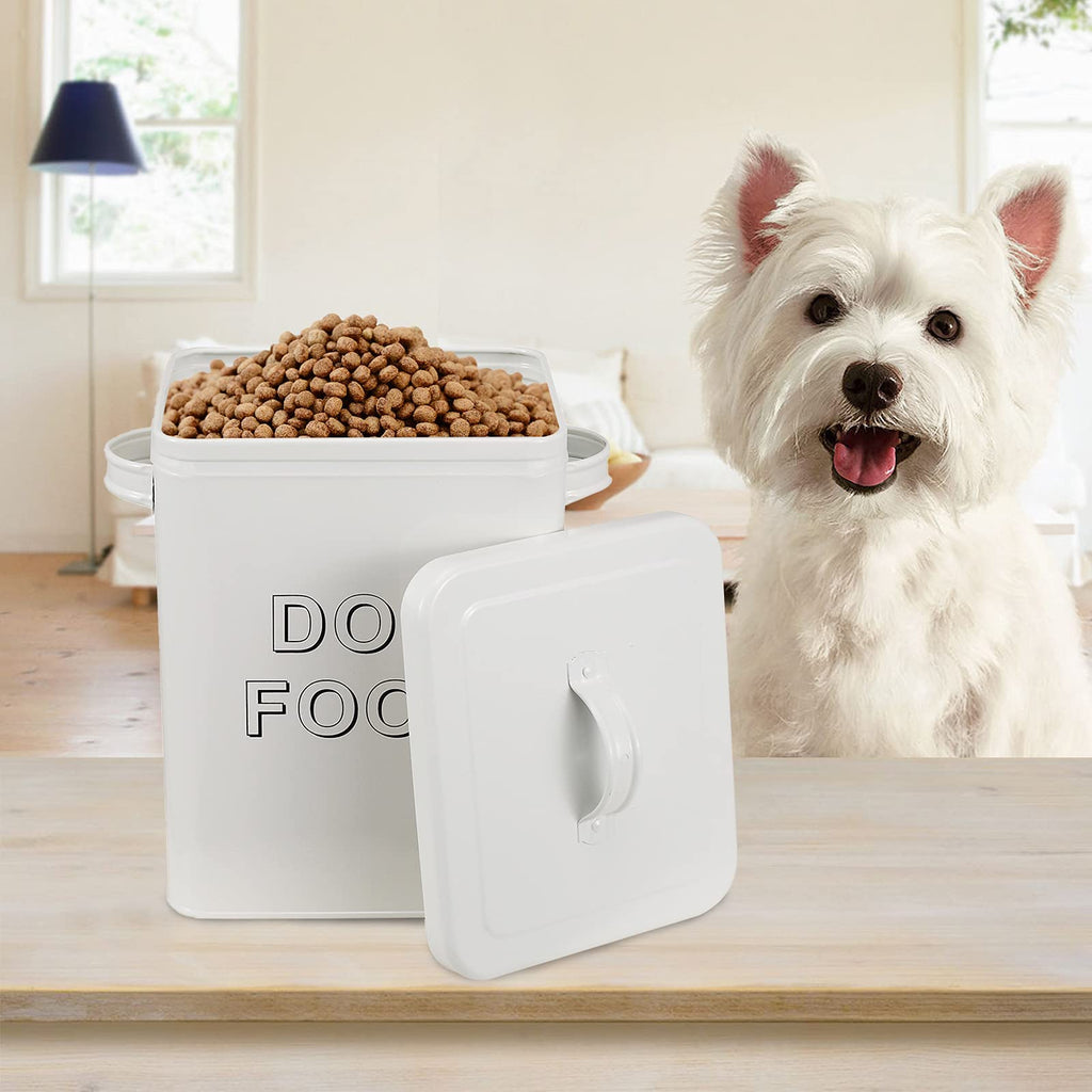 Metal Airtight Dog Food Storage Container 6 lbs Z6127