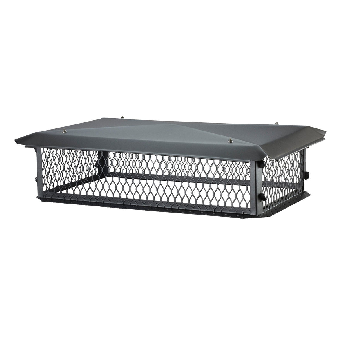 Black Galvanized Steel Multi-Flue Chimney Cover M939718