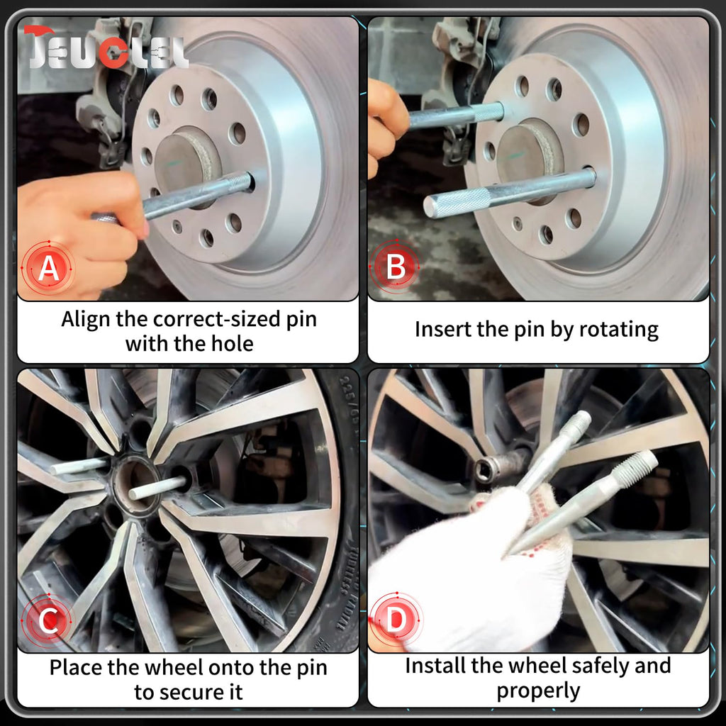 Wheel Stud Alignment Pin Set M12x1.25 M12x1.5 M12x1.75 B7268