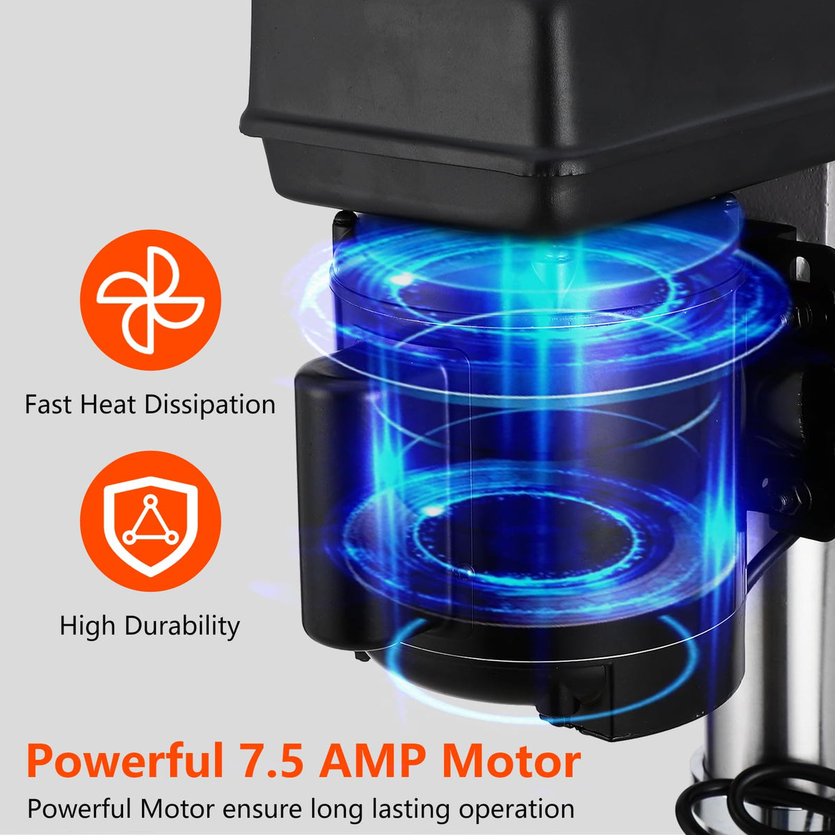 13 in 7.5 Amp Variable Speed Cast Iron Drill Press Z454459