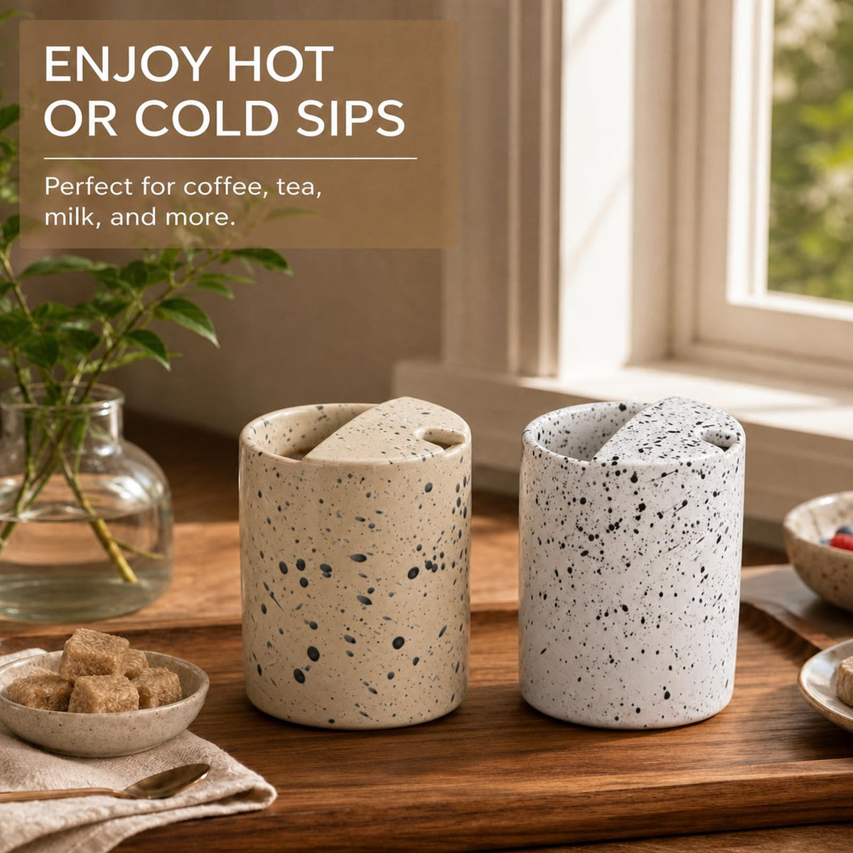 2 Pack 16 oz Ceramic Coffee Mug V130
