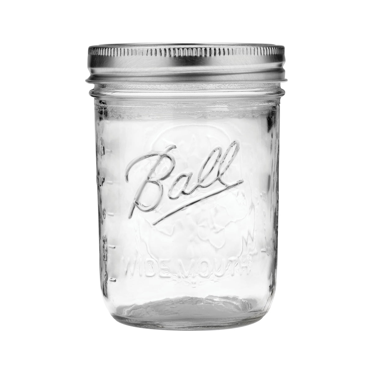 Wide Mouth Pint Canning Jars, 12 Pack, Clear C6981