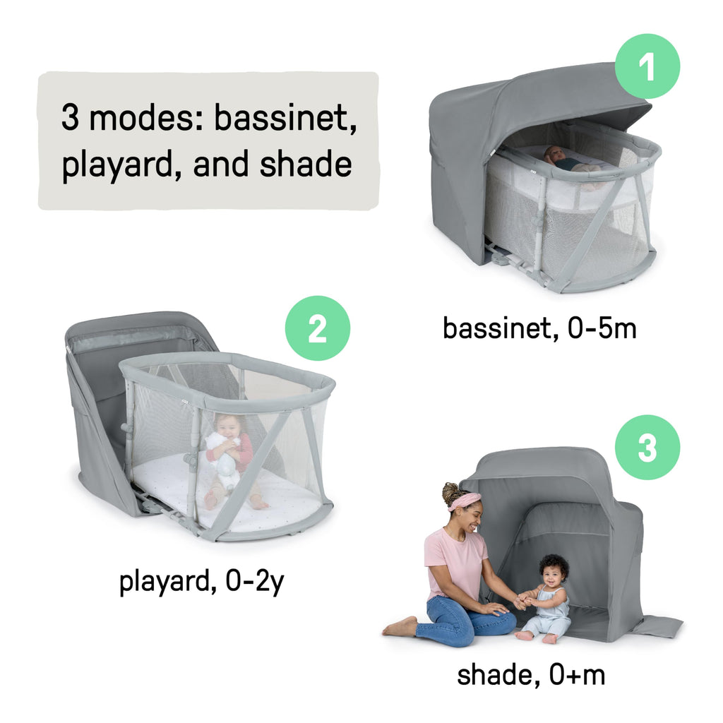 3-in-1 Portable Bassinet & Playard T47333