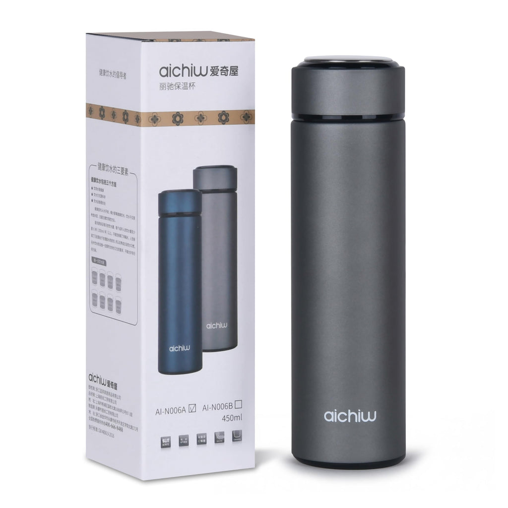 Vacuum Insulated 304 Stainless Steel Travel Mug with Lid 16 Oz Leak-Proof Tumbler F2071