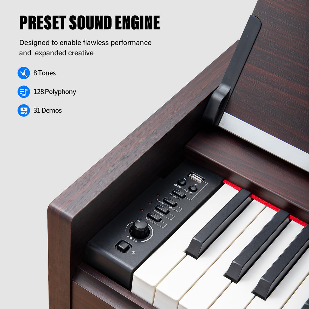 88 Key Weighted Digital Piano M7142