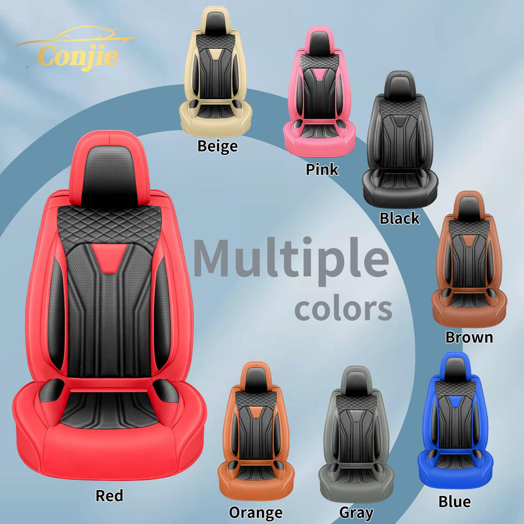 Car Seat Covers Red & Black C61106