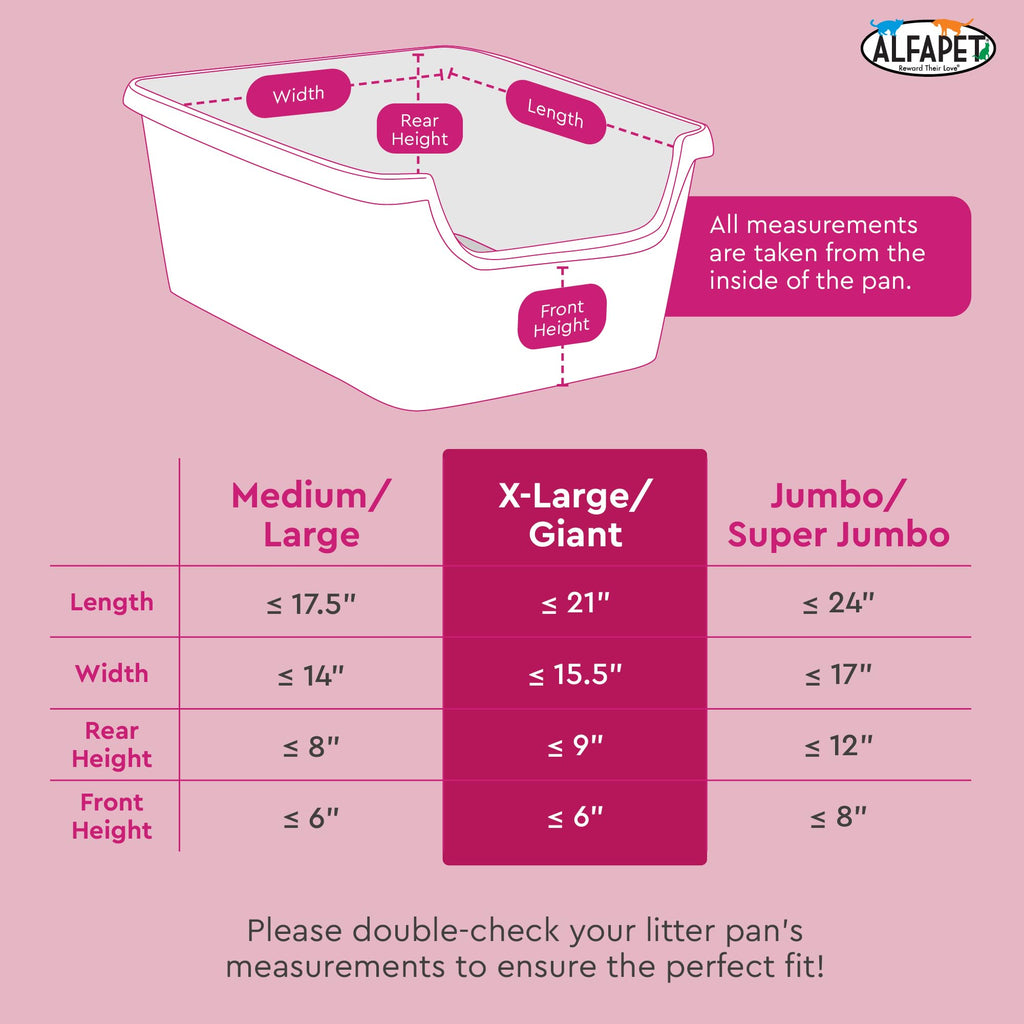Elastic Cat Litter Box Liners Extra Giant 10 Count C277709