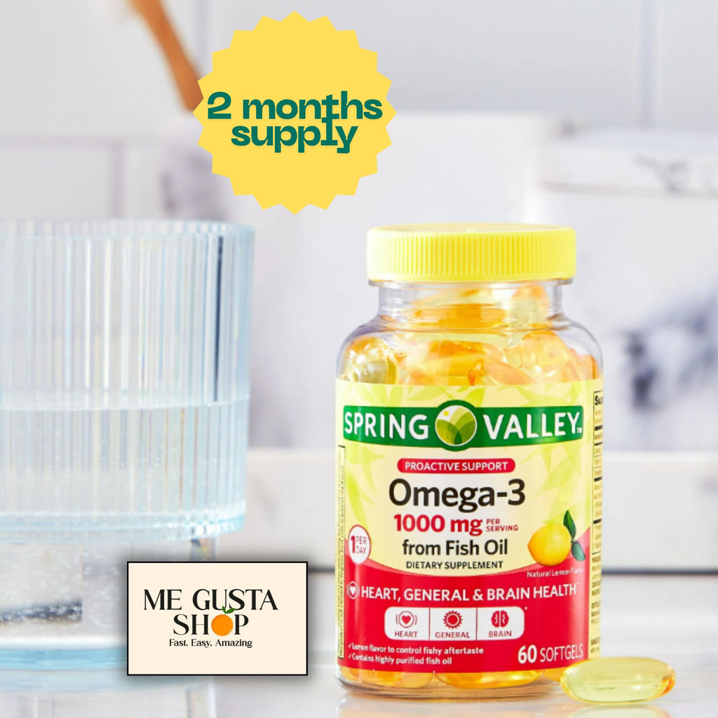 1000 mg Fish Oil Softgels 60 Count S869901