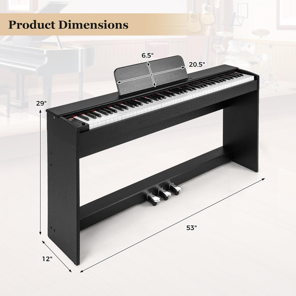 88 Key Weighted Hammer Action Digital Piano B728599