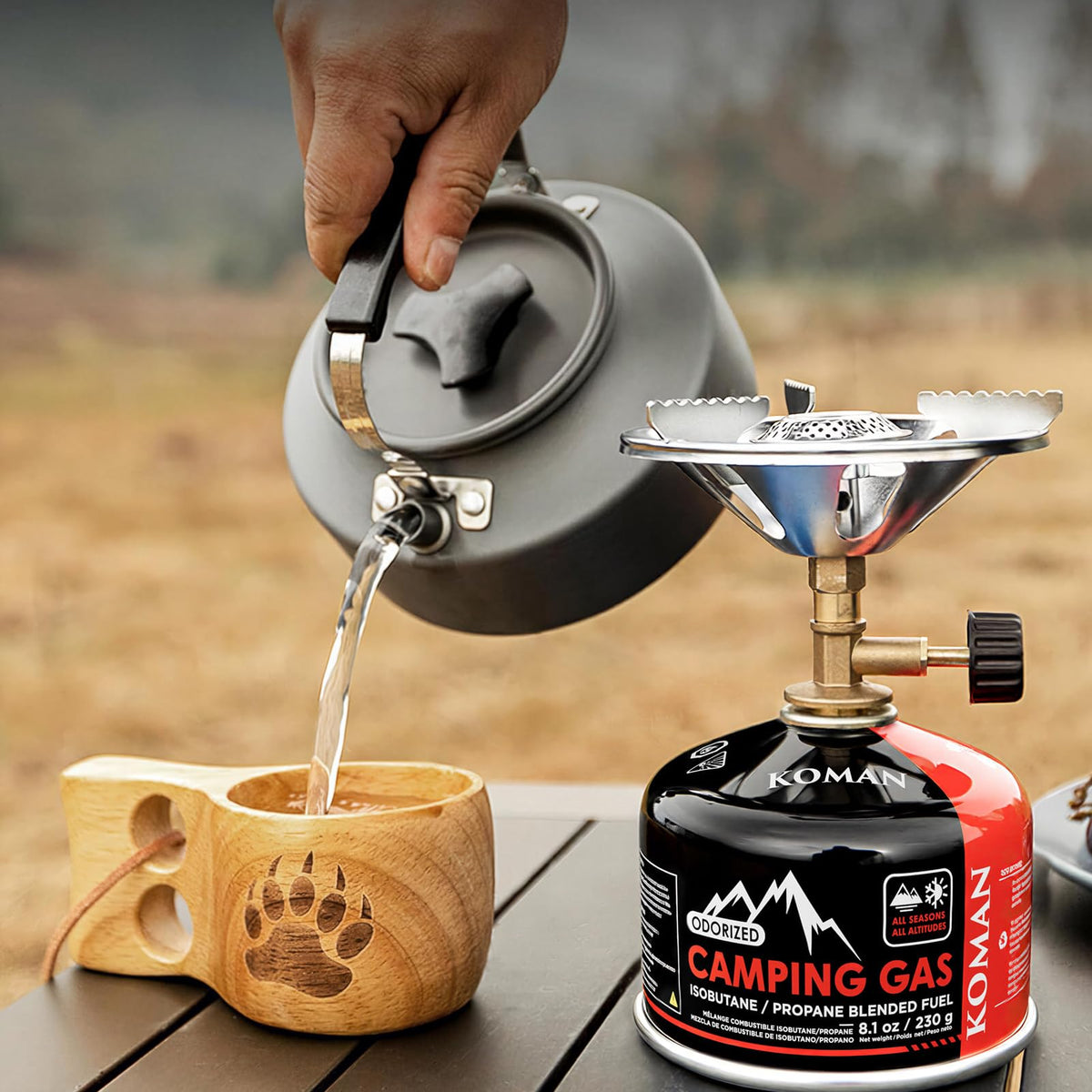 230 Gram Isobutane Butane Propane Camping Fuel Canister Pack of 6 C160216