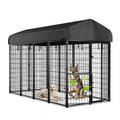 8x4x6ft Outdoor Dog Kennel with Roof I637263