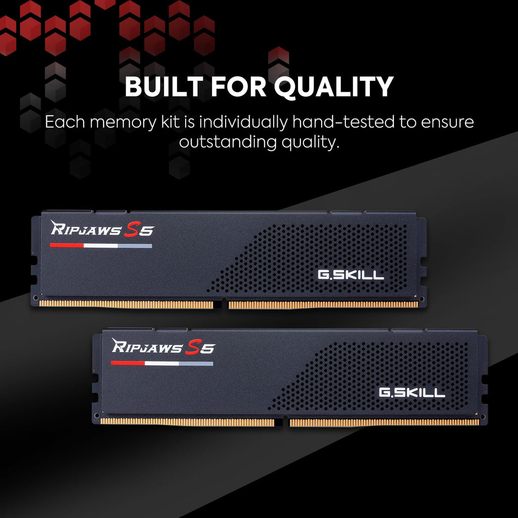 DDR5 Desktop Computer Memory 64GB 2x32GB Matte Black R7988