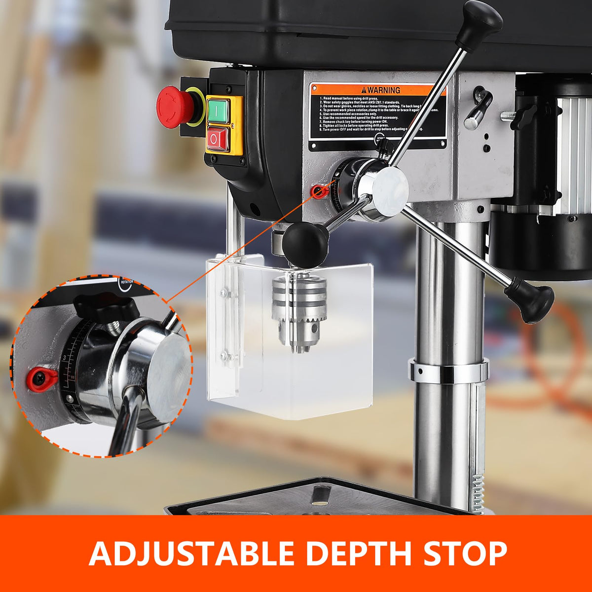 15 in Benchtop Drill Press with Variable Speed L16632