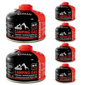 230 Gram Isobutane Butane Propane Camping Fuel Canister Pack of 6 C160216