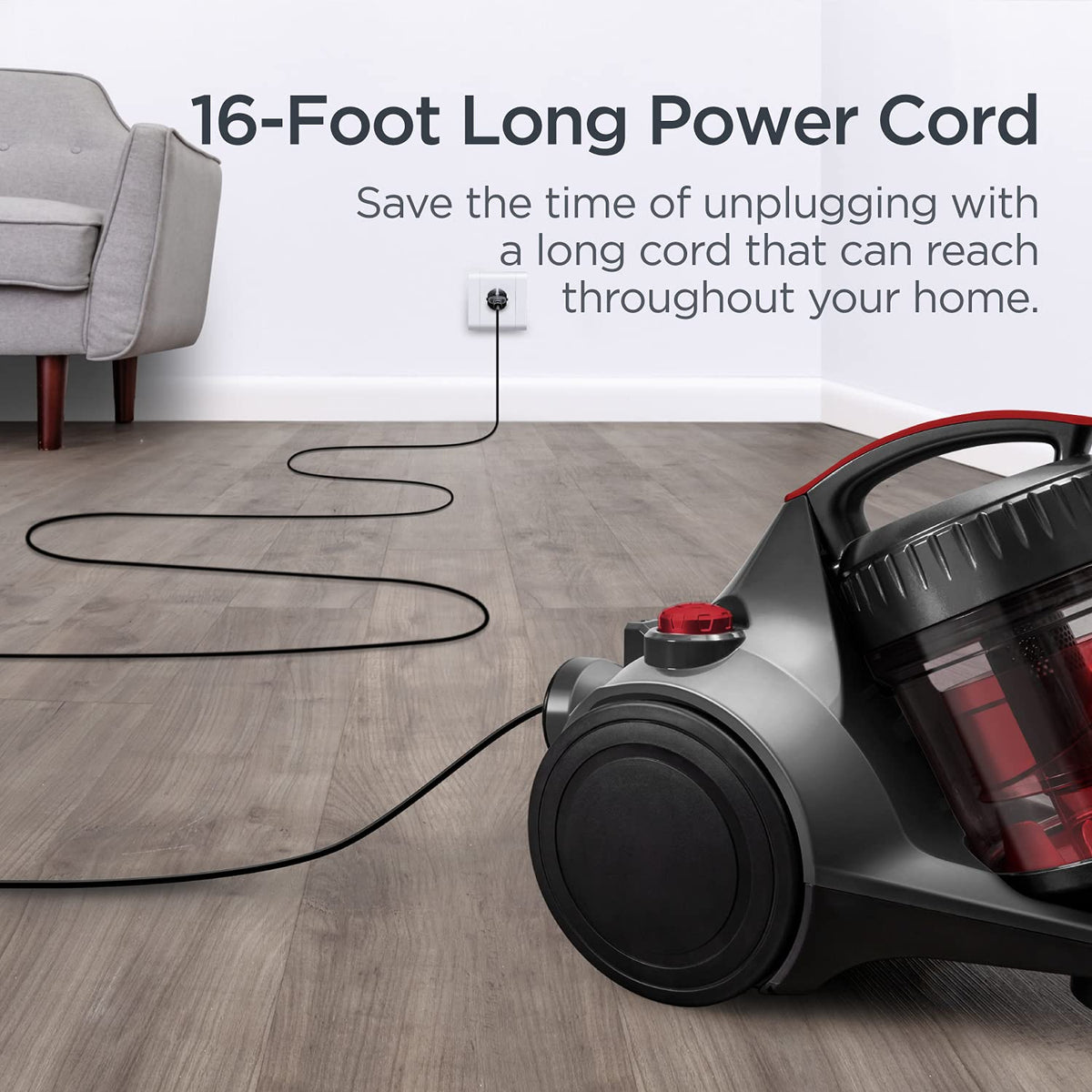 Bagless Canister Vacuum Cleaner I802