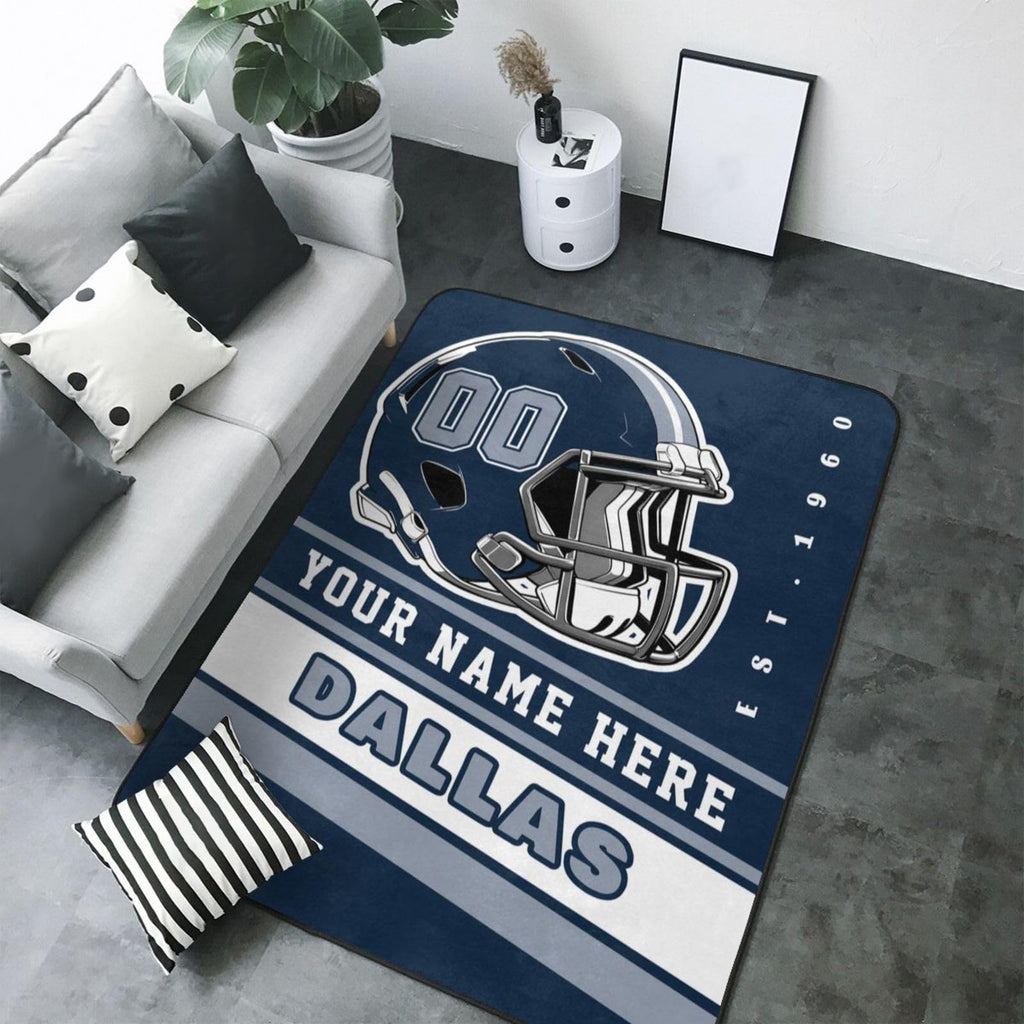 Custom Dallas Rug for Bedroom Personalized Area Rugs with Name and Number Custom Football Carpet Gifts for Fans Men Women

Custom Dallas Rug Personalized Area Rugs with Name and Number Football Carpet R5878