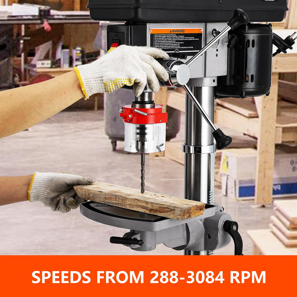 13 in 7.5 Amp Variable Speed Cast Iron Drill Press Z454459