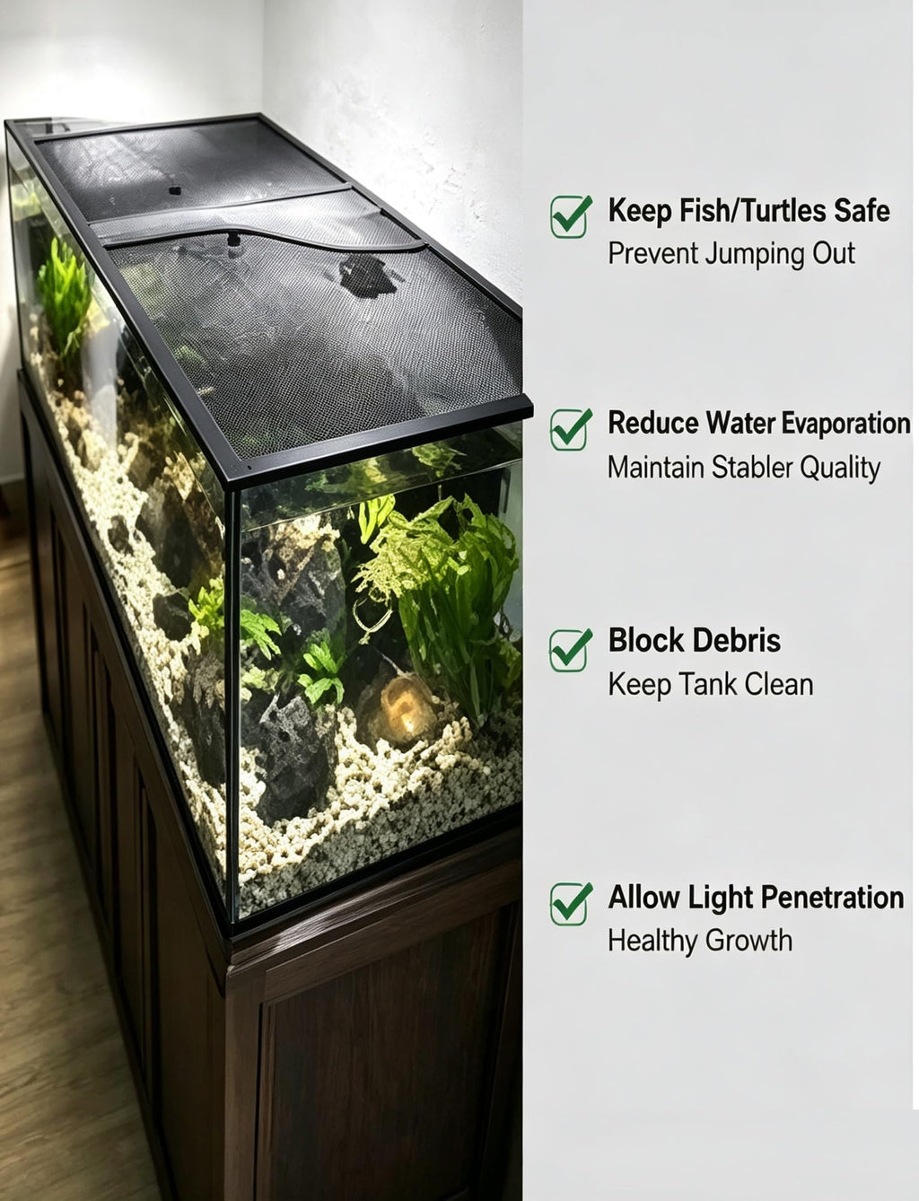 Aluminum Fish Tank Mesh Lid T8523
