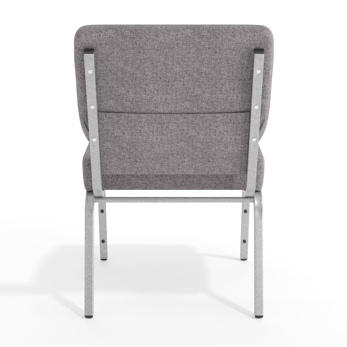 4 Pack Stacking Church Chair in Gray Fabric N6641