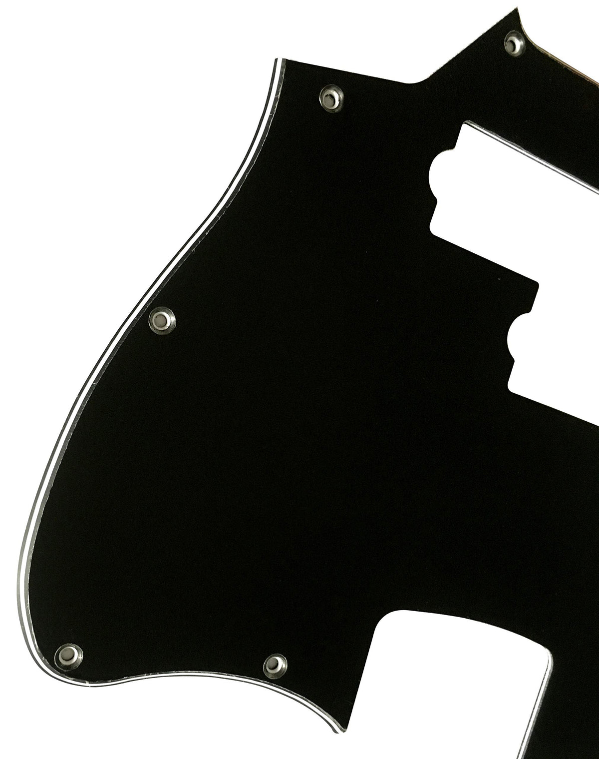Electric Guitar Pickguard 3 Ply Black D49045