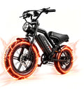 1000W 48V 16Ah Fat Tire Electric Bike K252