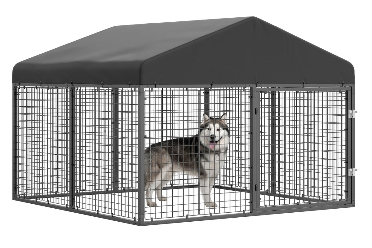79” x 79” Large Outdoor Dog Enclosure S884