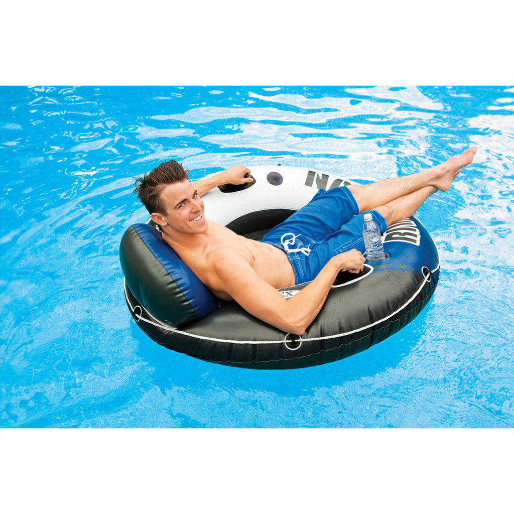 Inflatable Floating Lounge with Built-in Cup Holders U792721