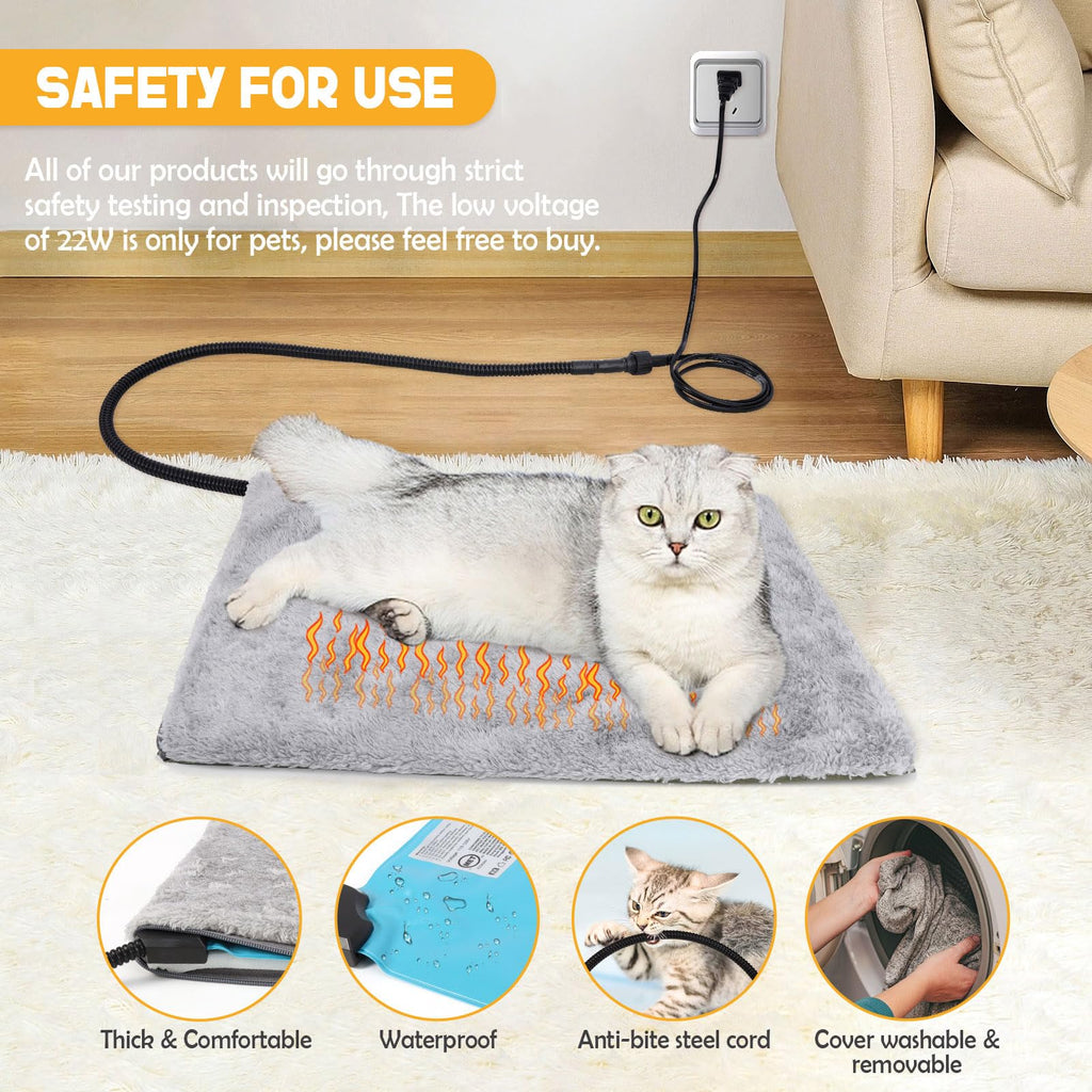 Heated Weatherproof Insulated Outdoor Cat House O966860
