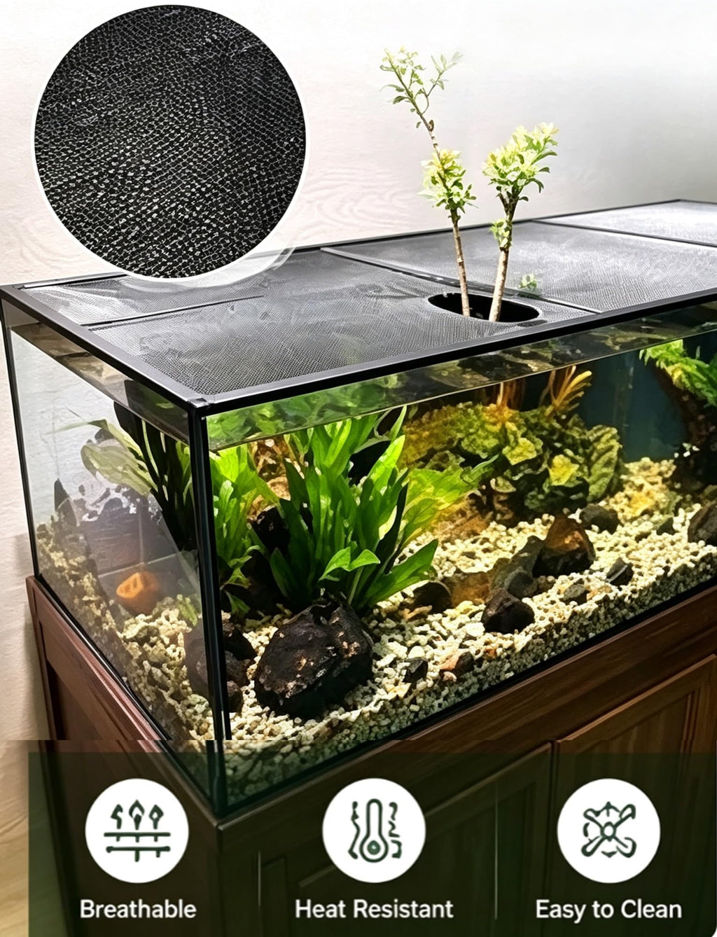 Aluminum Fish Tank Mesh Lid T8523