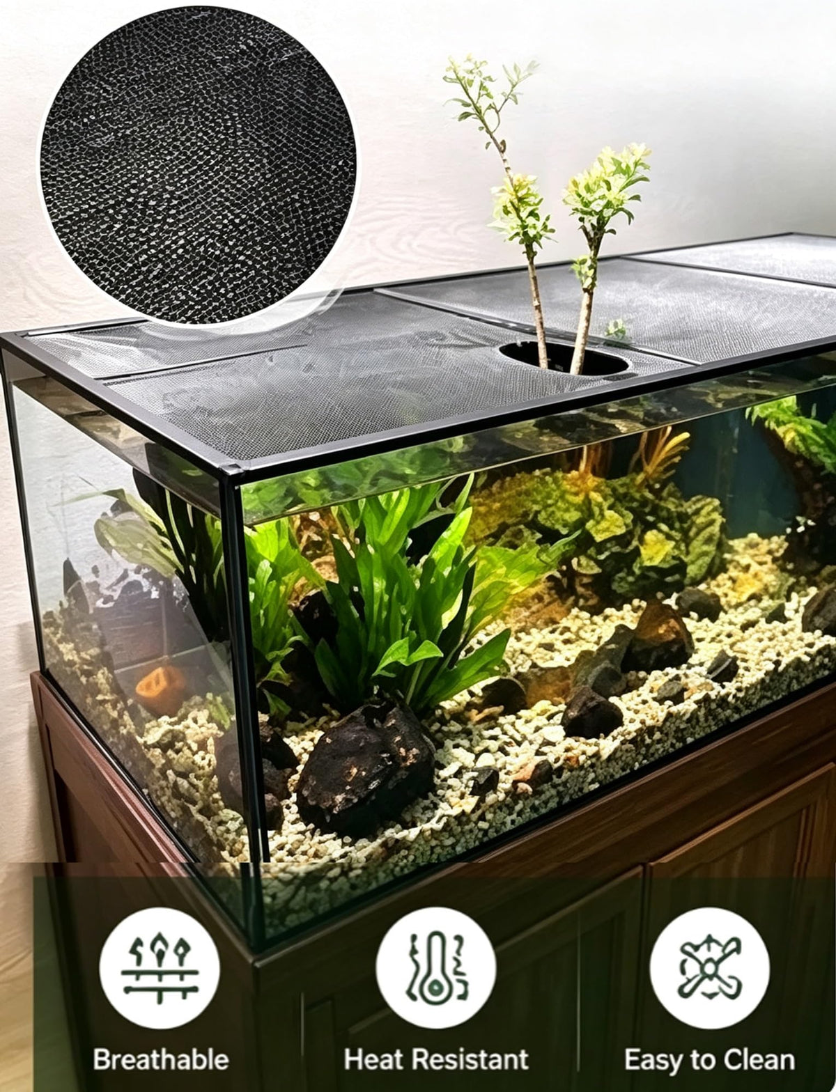Aluminum Fish Tank Mesh Lid T8523