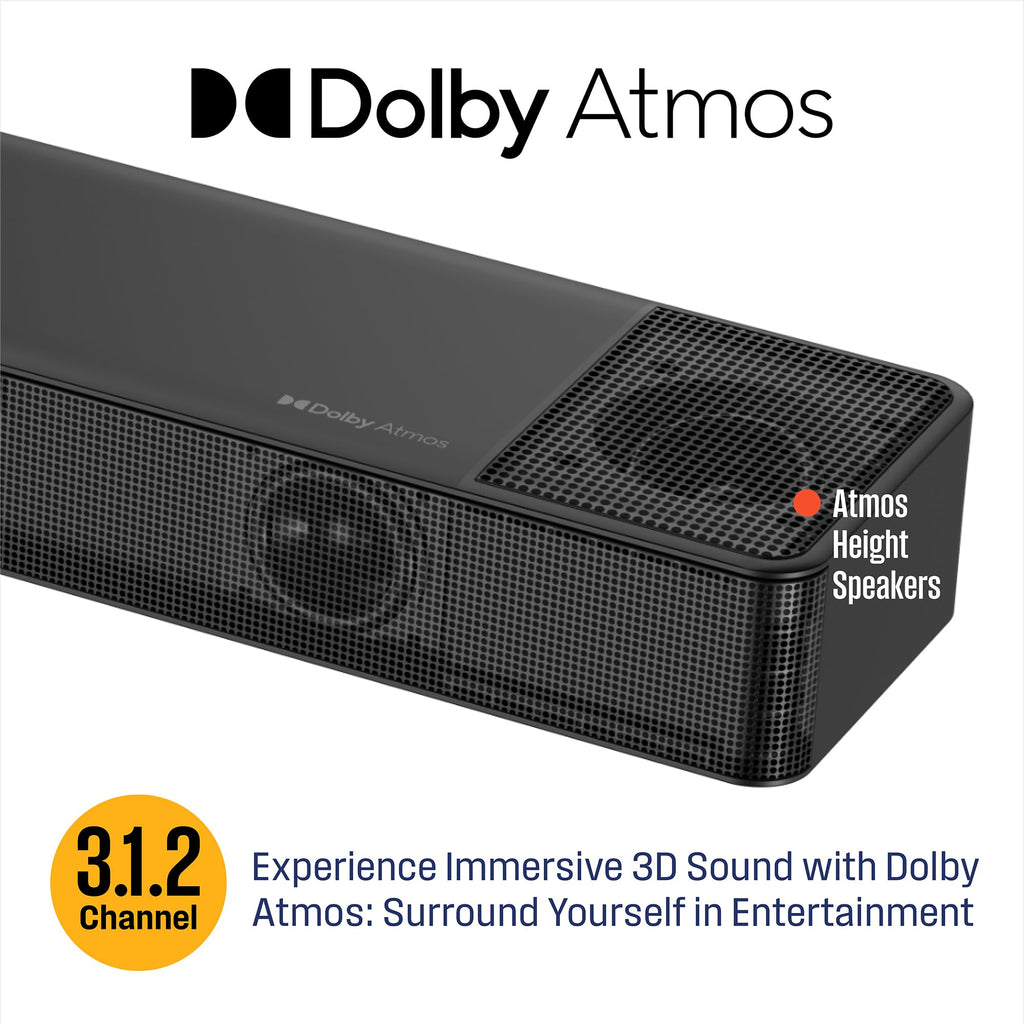 4K 50 Inch TV and 3.1.2 Sound Bar K5964