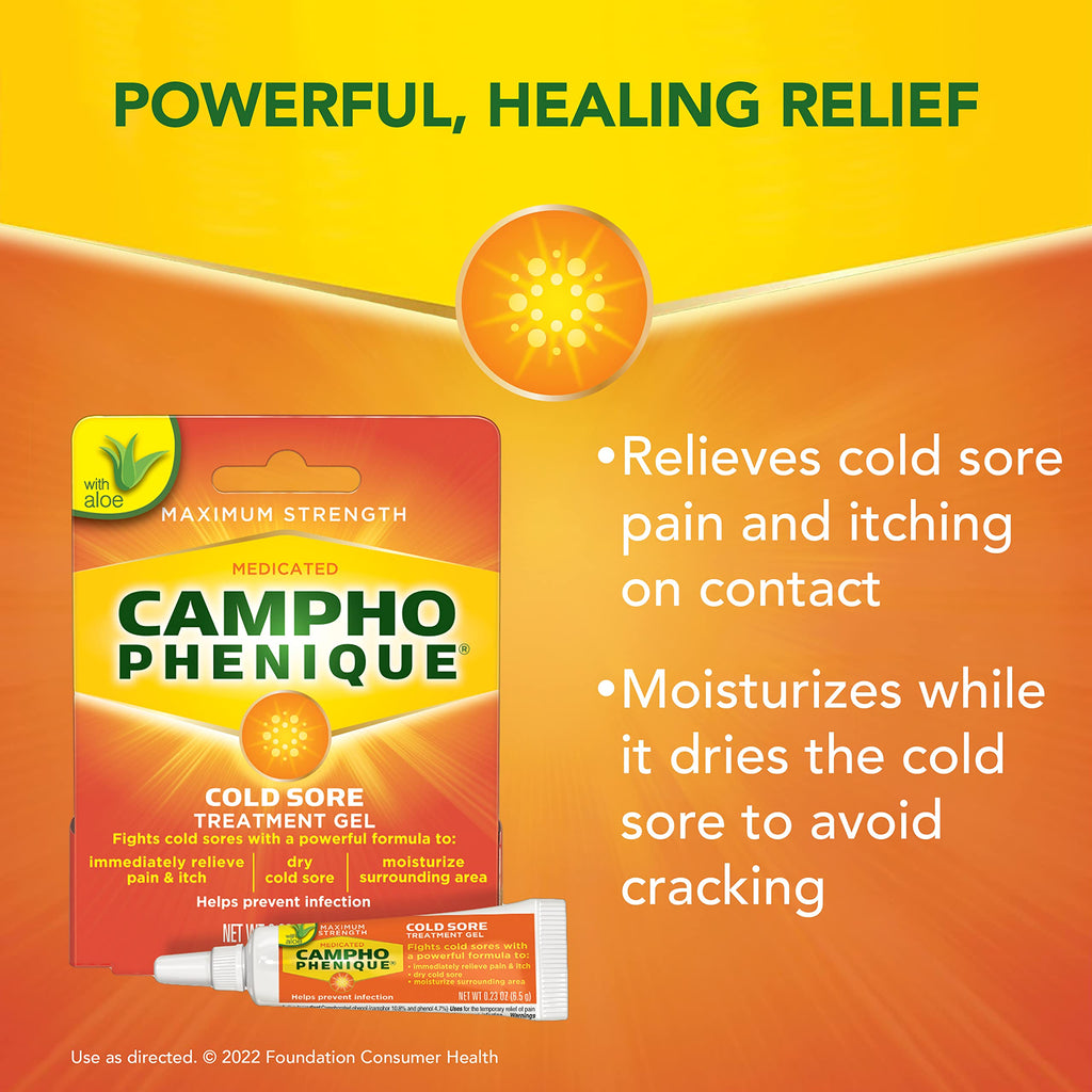 Cold Sore Treatment Gel 0.23 Oz L9609