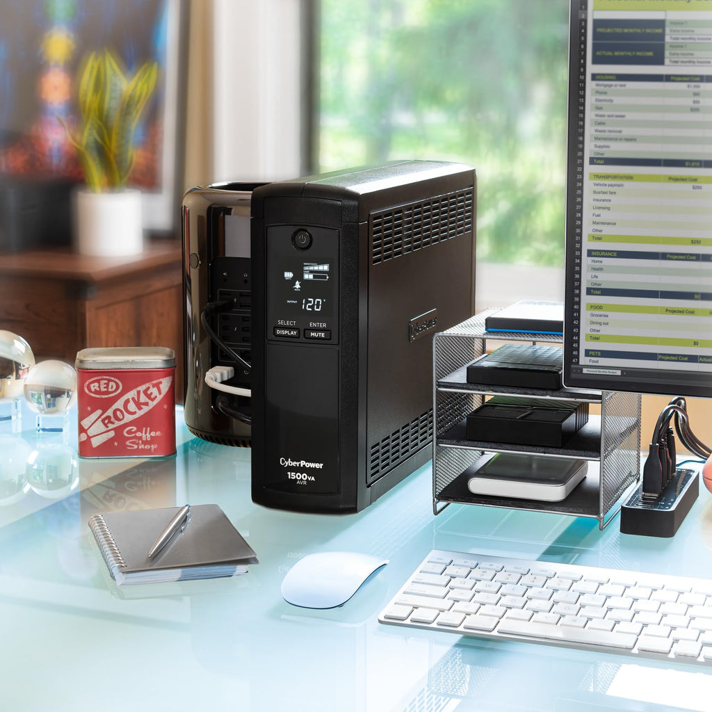 1500VA LCD UPS Battery Backup O7945