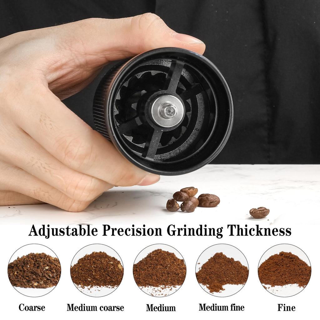 Manual Coffee Grinder with Stainless Steel Conical Burr Q18258