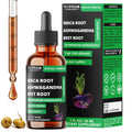 Maca Liquid Drops with Ashwagandha, Fenugreek, Beet Root, L-Arginine, Turmeric, Ginseng O15122