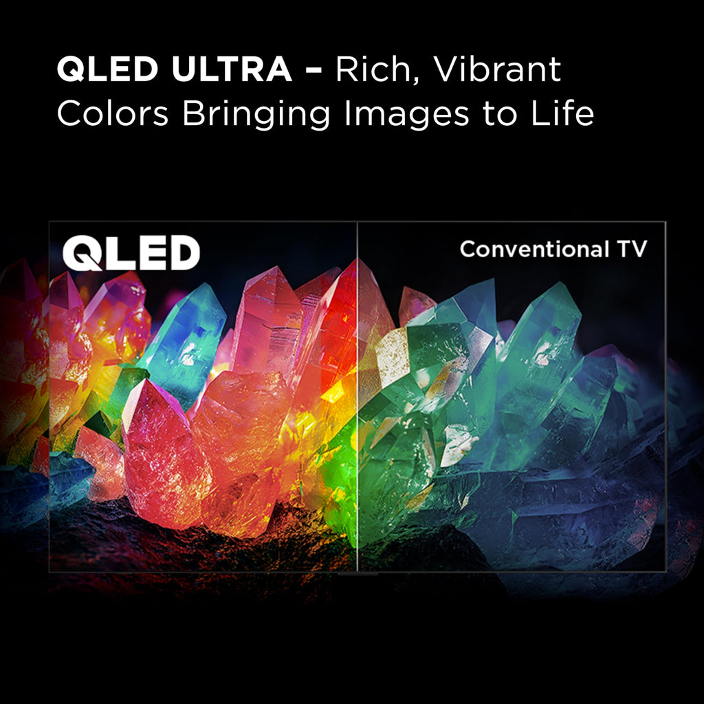 85-Inch QLED 4K Smart Mini LED TV with Google TV B92841