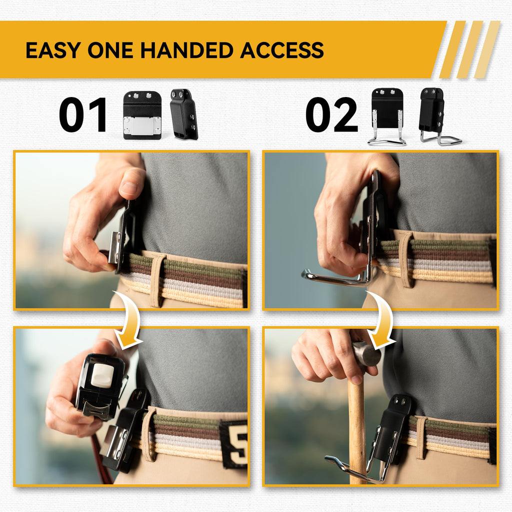 Heavy-Duty Tape Measure and Hammer Holder W4964
